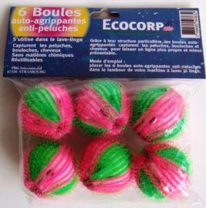 Boules auto-aggripantes anti-peluches